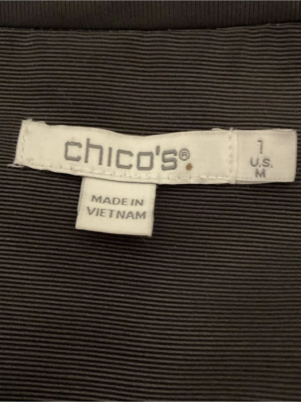 Chico’s Black and White Floral “Florence Mirage” Topper Jacket Size 1 Reg 8/10 M